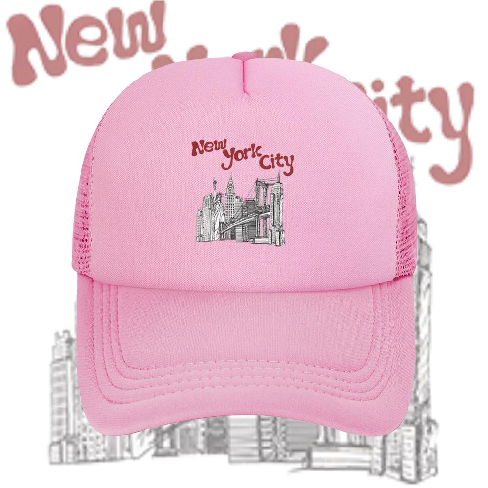 City buildings bridge lady liberty iconic Baseball Cap Anime Graphic Hats Adult Unisex Women Sports Outdoor