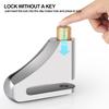 Motorcycle Waterproof Disc Brake Lock Anti-Theft Wheel Padlock with Keys for Motorcycles Scooter Moped Motorbike