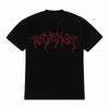 Revenge Red Arc Outline  Vintage Graphic Tee  Cotton Round Neck Casual Regular Fit Unisex Tshirt  Summer Top
