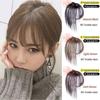 Headwear 3D Invisible Clip In Topper Synthetic Hair Air Bangs Fake Hair Bangs Wig Fringe Front Wigs