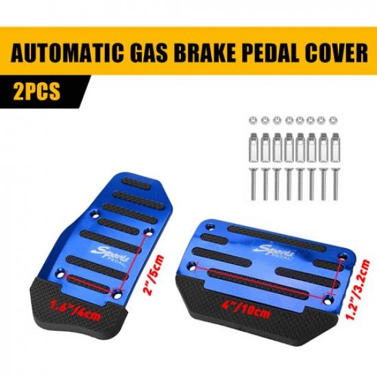 2PCS NonSlip Universal Automatic Foot Brake Gas Cover Pad Pedal Accessories Car