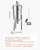 VEVOR Stainless Steel Conical Fermenter, 8 Gal/30L Home Brewing Fermenation Tank, Brew Bucket Fermentor with Conical Bottom, 3 Adjustable Legs, Lid