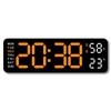 Electronic Clock, Simple Multi-function Clock, Rectangular Large Font Alarm Clock, Hanging or Standing Clock