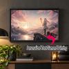 Frieren Beyond Journey's End Custom Name Text 5D Diamond Painting Kit DIY Full Drill Diamond Art Decoration