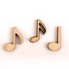 100Pcs Arts Card Making DIY Craft Natural Wood Scrapbooking Embellishment Music Notes Wooden