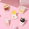 Adorable Japanese Cat Brooch Cute Animal Enamel Pin Fashionable Accessories For All
