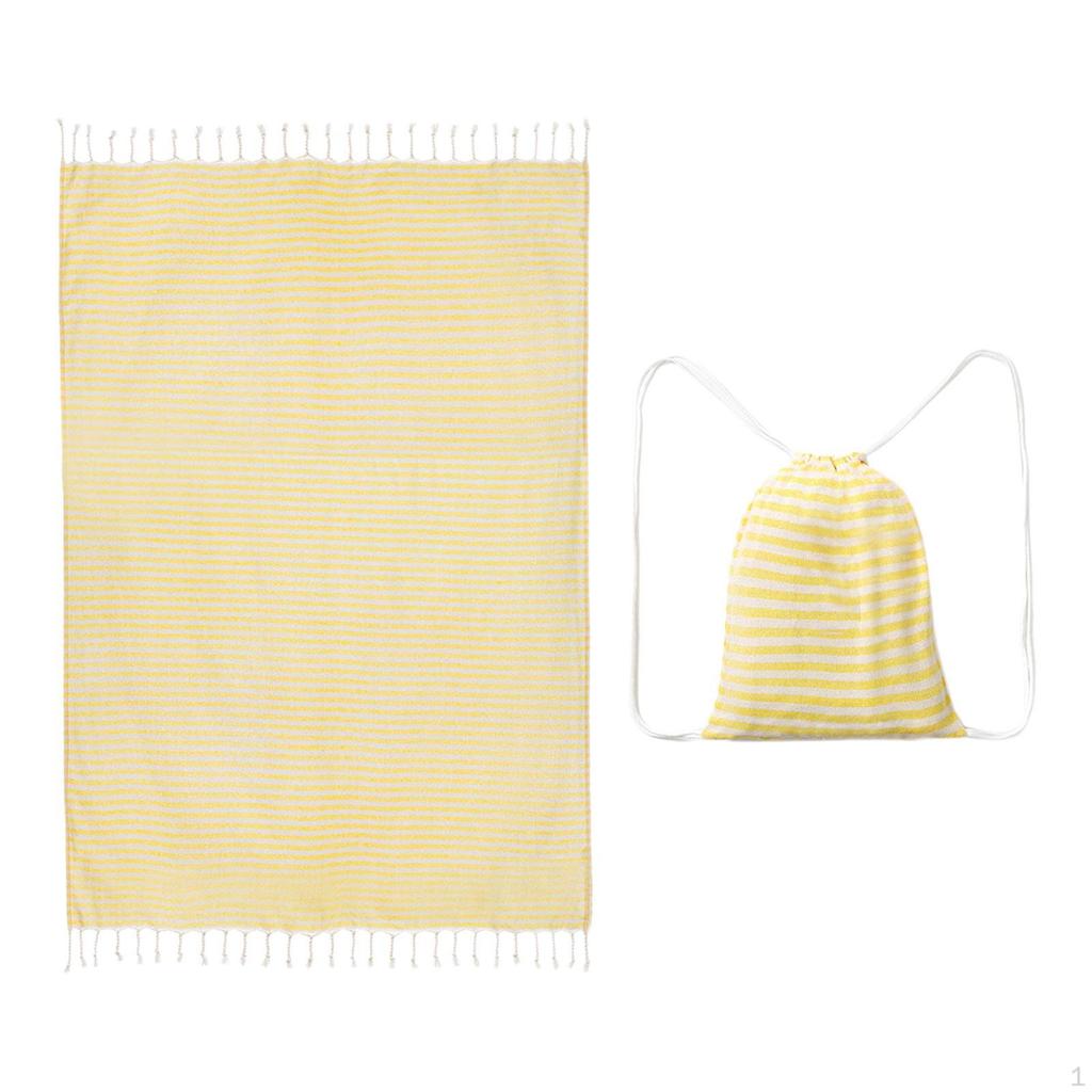 Хлопковое турецкое пляжное полотенце-одеяло быстросохнущее впитывающее походное складное аксессуары для плавания