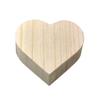 Heart-shaped Wooden Jewelry Box Proposed Jewellery Gift Case Wedding Display Jewelry Storage Organizer Earring Ring Necklace Box