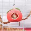 Cartoon Hanging Hamster Hammock Fruit Shape Hamster Cotton House Guinea Pig Nest  Winter