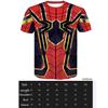Marvel Mens Superhero Compression T Shirt Sports Fitness Gym Tops Spiderman Tee