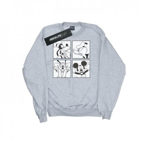 Disney Mens Mickey, Donald, Goofy And Pluto Boxed Sweatshirt