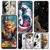 Милый Чехол для Телефона с Кошкой Для Oppo A17 A31 A54 A57 A78 A79 A98 Find X5 X6 Reno 6 7 8 10 11 12 13 F Pro 5G Мягкий ТПУ Чехол Fundas Capas