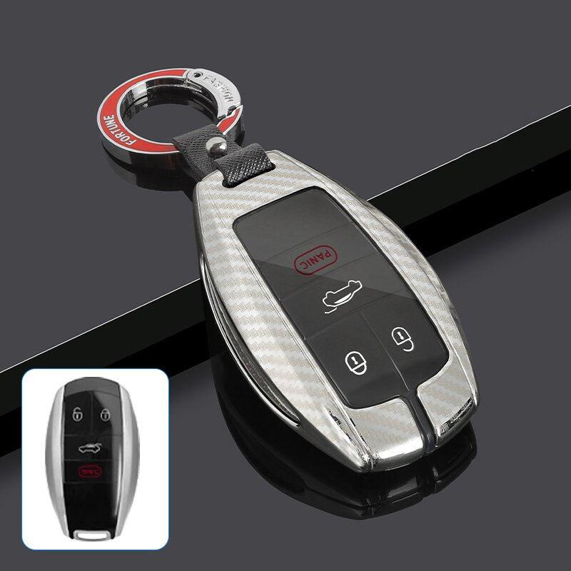 Key Case Cover for Bentley Continental GT Bentayga 2022 Remote Fob Holder Shell Metal Car Accessories 111AA
