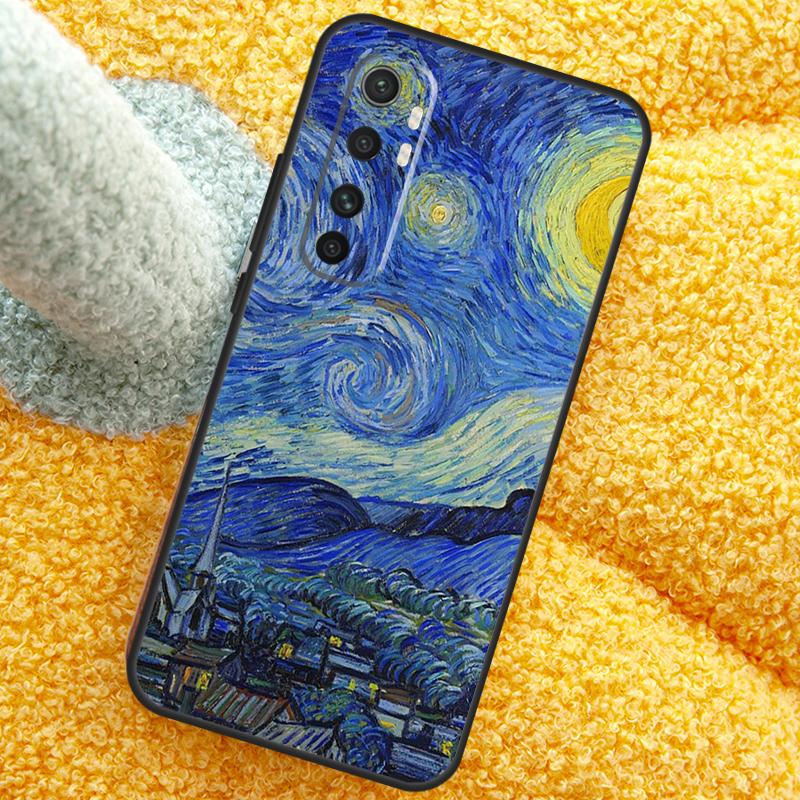 Van Gogh Starry Sky Case For POCO X3 X4 X5 F5 Pro M5s C40 F4 GT F3 Cover For Xiaomi 12T 11T Pro 12 13 Lite 12X