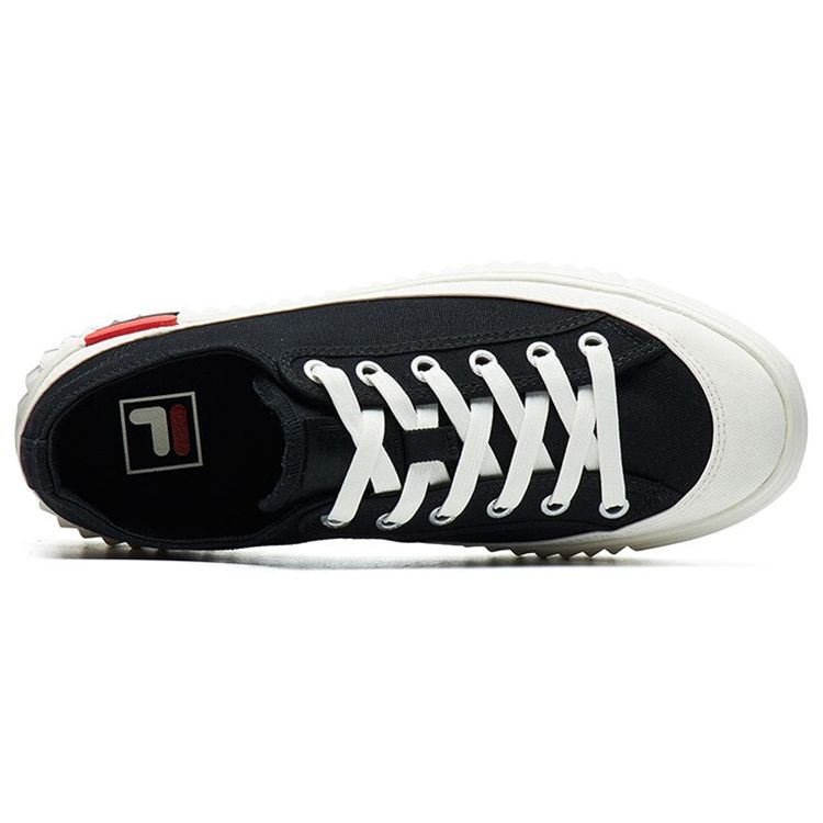 Fila Кеды парусиновые противоскользящие прочные легкие низкие женские кроссовки черные F12W124342FBK