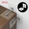 2 шт. прочная самоклеящаяся книжная полка обувной шкаф настенный кронштейн фиксированный патч для защиты детей без проколов для предотвращения