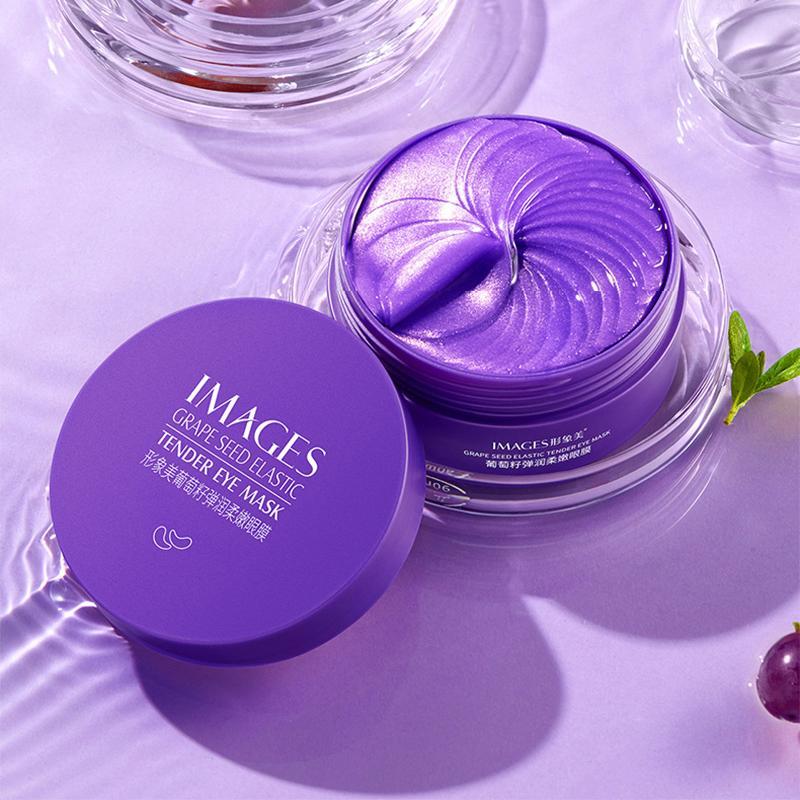Grape Patches Eye Images Seed Hydrating Anti Aging Eye Mask Remove Dark Circles Eye Bags Firming Smooth Moisturizing Eye Care