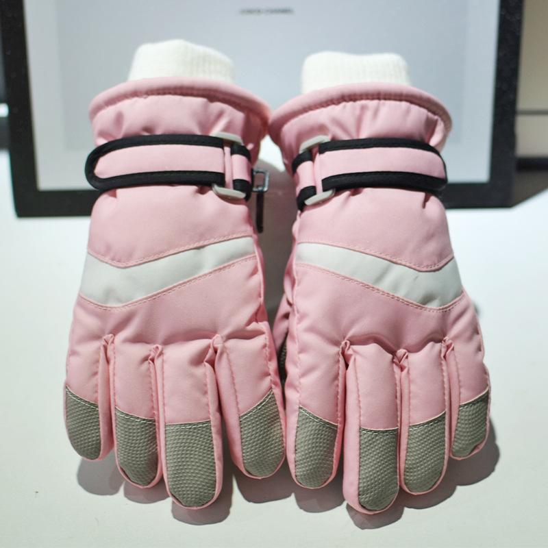 Children's Gloves Children's Warm Gloves Children's Ski Gloves Children's Gloves Warm Plus Velvet Thickened Touch Screen