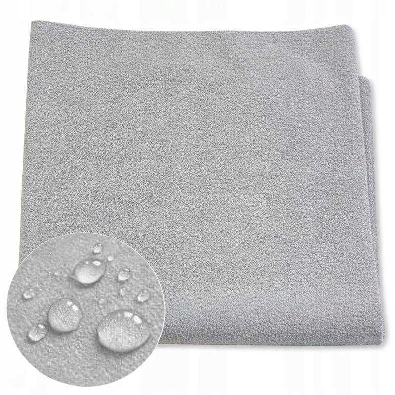 Waterproof Mat 120X60 Waterproof Terry Bed Base Gray
