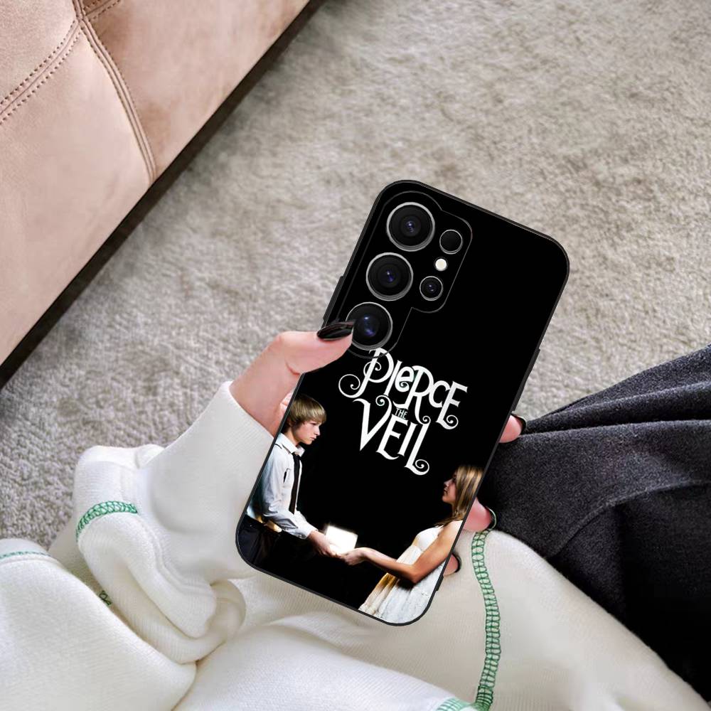 Чехол для телефона P-Pierce The Veil Band для Samsung S 24 fe 25 Ultra plus 20 lite 21 30 22 23 24 22 Ultra 5G Fundas