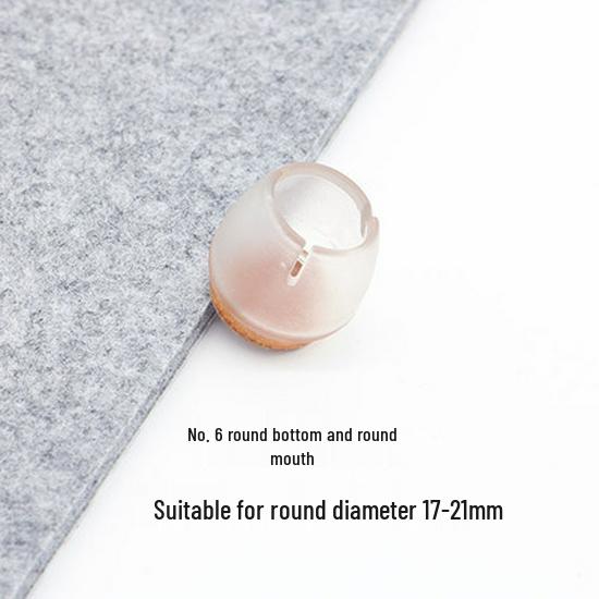 Прозрачные противоскользящие защитные чехлы для ножек стульев и столов