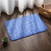 Coral Velvet Stone Printed Solid Colour Doormat Bathroom Water Absorbent Foot Mat Entrance Balcony Floor Mat