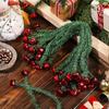 Рождественские гирлянды с колокольчиками, декоративные веревочные ремешки для венков, перил, лестниц, гибкие скрутки из искусственной сосновой хвои, рождественский праздничный декор