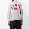 Comme des Garçons PLAY COMME des GARCONS PLAY Zip Up Crewneck Sweatshirt 'Grey' Men's AZ-T252-051-1