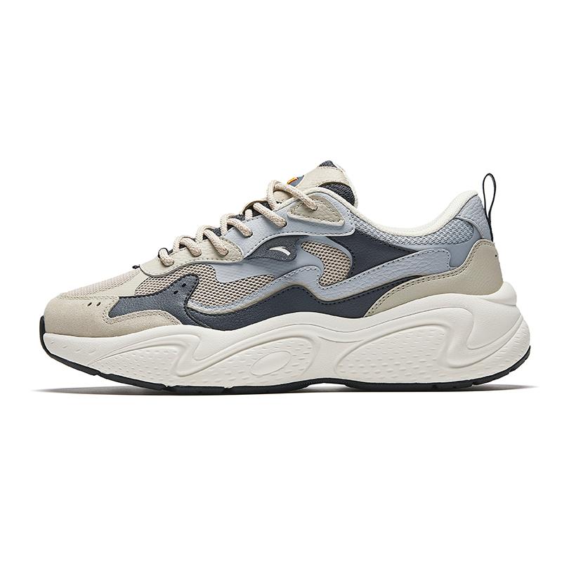 Anta Star Sports Comfortable Fashion Slip Resistant Wear Resistant Breathable Low Top Dad Shoes Men Sneaker Light-Blue 912518806-1