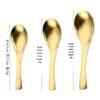 Набор золотых бытовых ложек ZISIZ