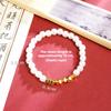 Vietnamese Gold Sand Bracelet Light Luxury Hetian Jade Exquisite Bracelet Simple High-end Jewelry
