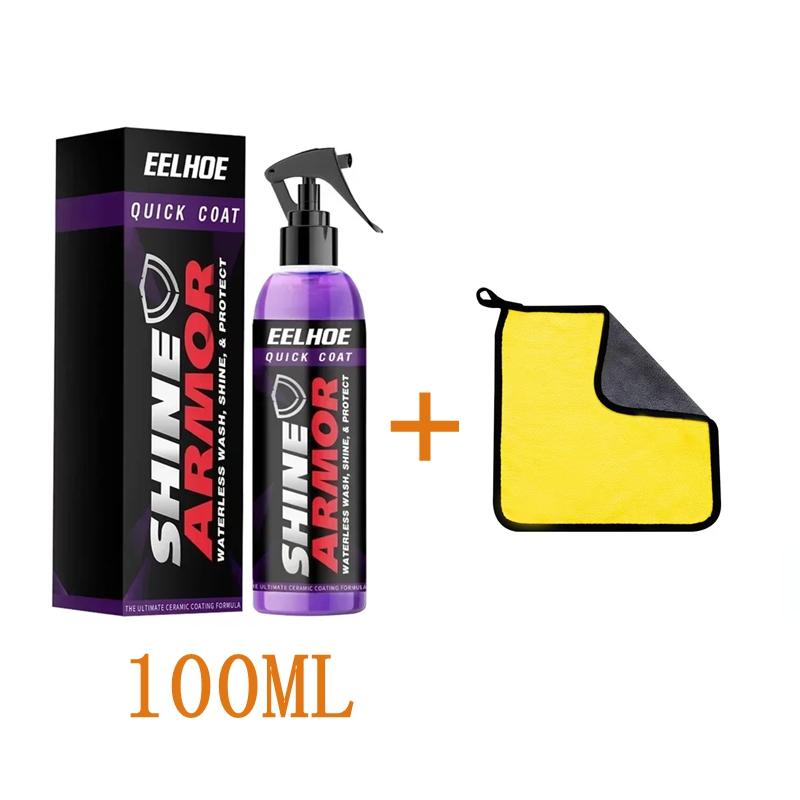 30/100мл SHINE ARMOR Fortify Quick Coat Керамическое покрытие Воск для полировки автомобиля Спрей для полировки Бесконтактная мойка автомобиля Финишное покрытие Полироль