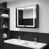 VidaXL LED Mirror Bathroom Cabinet 80x12.2x68 Cm 325545