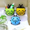 1pcs Cute Cartoon Ladybug Sucker Toothbrush Holder Toothpaste Holder Storage Rack Organizer for Bathroom Household Necessities