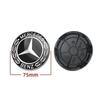 CDR4   4pcs 75mm Car Styling Wheel Center Cap Hub Covers Badge Accessories For Mercedes Benz AMG class W205 W203 GLC GLK W206 W220 A180