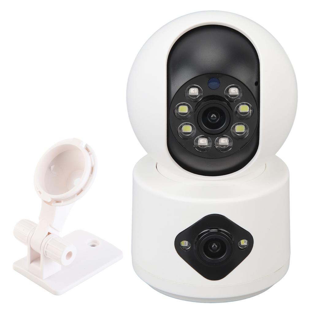 Dual Lens Indoors Security Camera Dual Lens Wireless High Definition 2 Way Talk Baby Camera Monitor