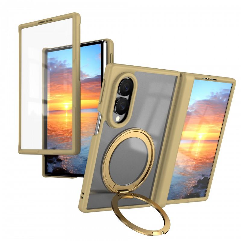 Magnetic 360 Rotating Kickstand Case Galaxy Z Fold 8 Ultra / 7 PC Hard Shell With Center Hinge