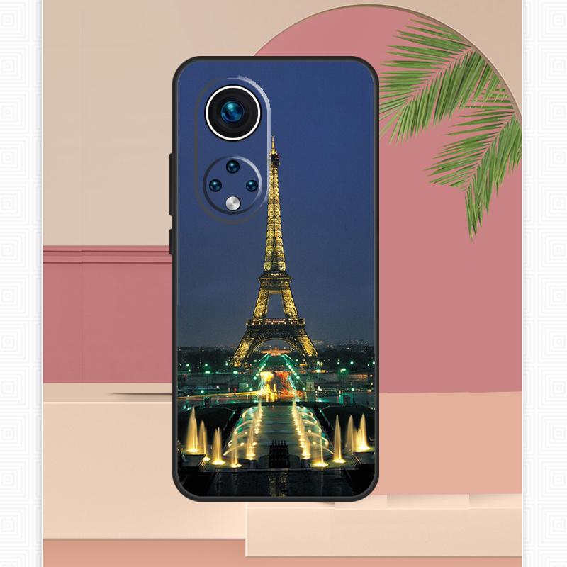 Eiffel Tower Paris Case For Honor Magic 5 6 7 8 Pro Honor 400 Lite 200 X9c X9b X9a X8b X8a X8c 50 70 90 Cover
