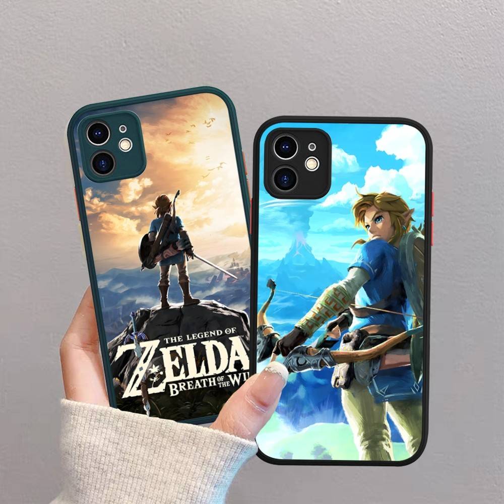 Горячая игра The Legend Of Zeldas Матовый силиконовый чехол для телефона для iPhone 13 14 15 16 Pro Max 11 12 X Xs Max Мягкая накладка
