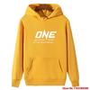 Мужская толстовка Sharp-one ONE Championship Спортивный принт шрифтом, Современная угловатая графическая надпись, Толстый флисовый пуловер-толстовка для городских повседневных образов