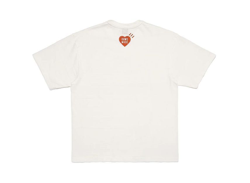 HUMAN MADE x KAWS Футболка с принтом Kaws Made #1 Белая