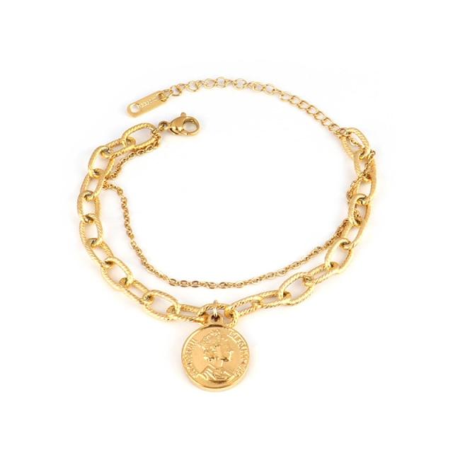 Стальной браслет для женщин, браслеты из нержавеющей стали, браслеты с подвеской в форме сердца, модные браслеты-цепочки, женские толстые браслеты, ювелирные изделия, подарок