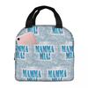 Mamma Mia -disco Insulated Lunch Bag for Women Office Cooler Thermal Food Box Tote Portable Lunch Boxes Container