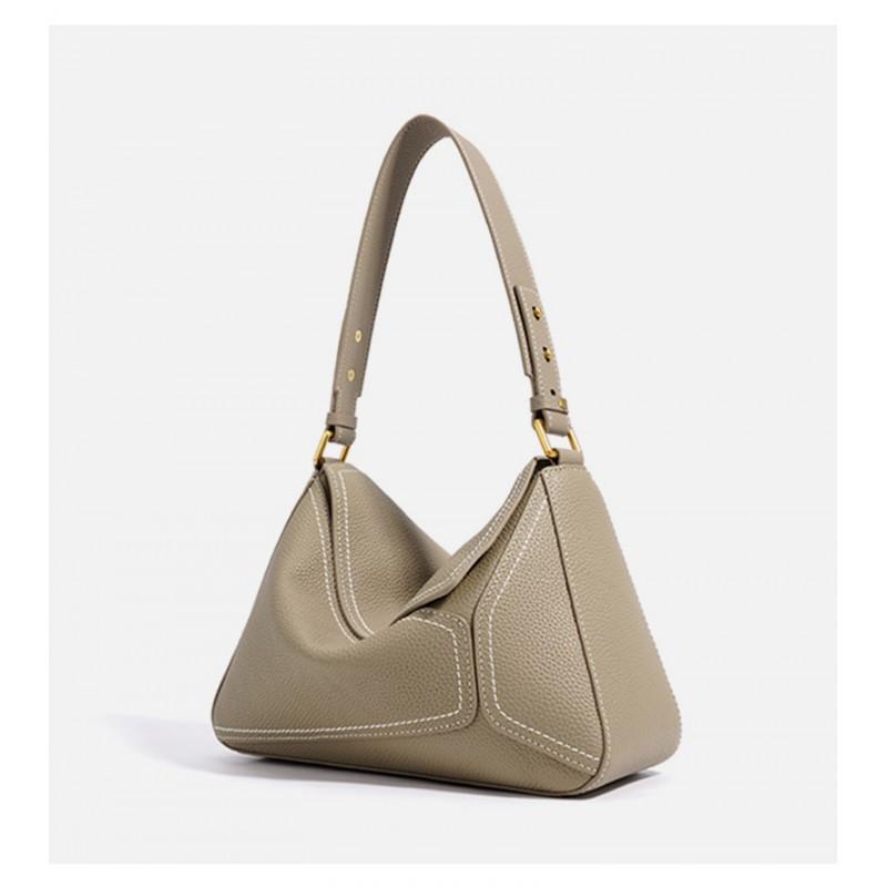 High End Versatile Simple Commuting Leather Women's Bag Shoulder Handbag Crossbody