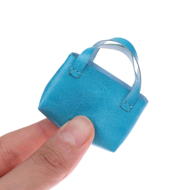 Милая мини-сумка из искусственной кожи, сумка для миниатюрной куклы, игрушки, декор, подарки для детей