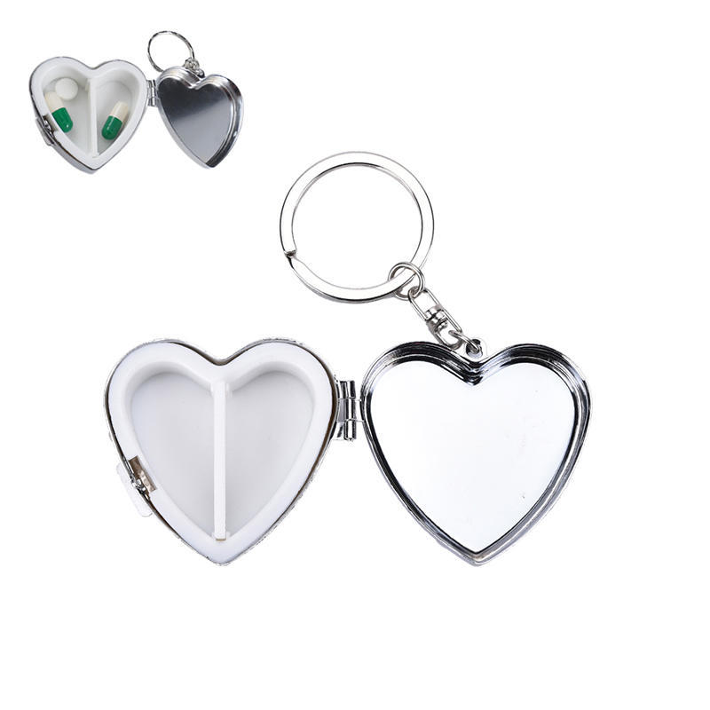 Портативный органайзер для лекарств Heart Pillbox, контейнер для лекарств, держатель для хранения,