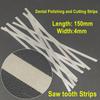 Dental Metal Polishing Stick Polishing Cutting Strips with Serration Dentist Tools Materials Whole Strip Serrated Edge Teeth Whitening Materials 4mm