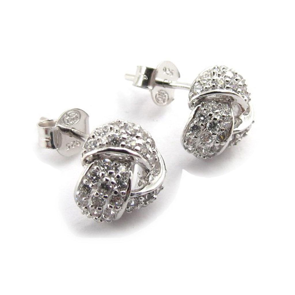 Les Trésors De Lily [J9556] - Серебряные серьги «Déesse» Серебро белое (родиевое покрытие) - 9 мм