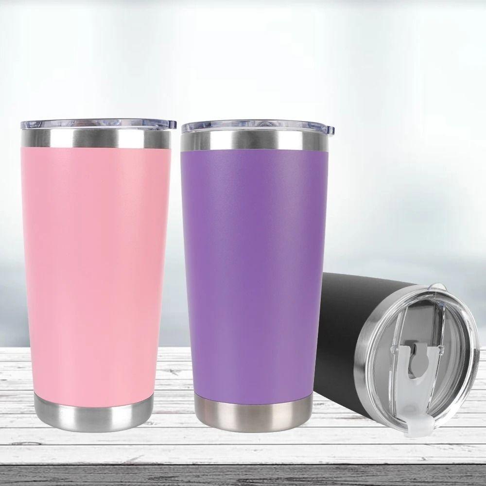20oz Car Thermos Cup with Lid Tumbler Thermal Mug Coffee Cup Insulation Water Bottle Drinkware
