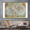 Vintage World Map Posters and Prints Wall Map Home Decor,Study,Geographical Tools,Tourism/Education Tools